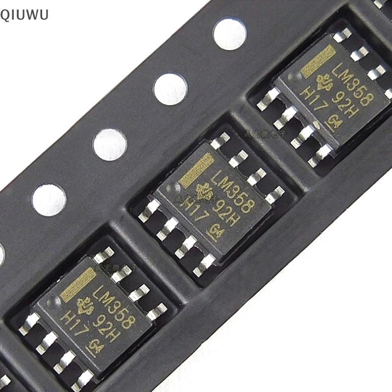 QIUWU 10 Cái lm358dr smd khuếch đại hoạt động kép khuếch đại sop8 lm358 .