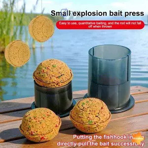 1Pc Chép Mồi Bóng Máy Làm Mồi Ăn Thực Tế Boilies Khuôn Cho Cá Chép Angling Phụ Kiện Trộn Tiện Lợi Mới