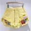 Summer Hot Girl High Street Hot Girl Raw Edge Slimer Look All-Match Quần short Denim rách độc đáo dành cho nữ