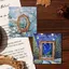 BEABOUT Bookmark, Bút đánh dấu trang rỗng bằng kim loại, Khung nghệ thuật cổ điển Tranh nổi tiếng Kẹp trang kim loại Người yêu đọc sách