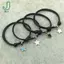 2 Cái / bộ Vòng Tay Cặp Đôi Thời Trang Dây Ngôi Sao Trái Tim Mặt Dây Chuyền Vòng Tay Dành Cho Nữ Người Yêu Đôi Vòng Tay Trang Sức Quà Tặng