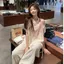 Pure Desire Không Dây In Hình Dây Rút Áo Thun Tay Ngắn Rời Thời Trang Niche Sang Trọng Rách Thiết Kế Top 5.19