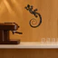 CIFbuy Boho Thằn Lằn Nghệ Thuật Treo Tường Cho Phòng Khách Ngoài Trời, Kim Loại Hiện Đại Gecko Quà Tặng Giáng Sinh