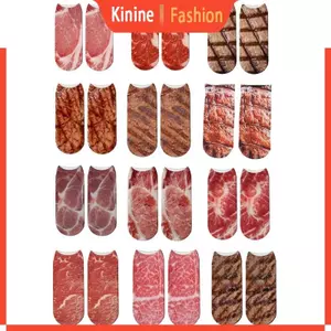 KIN 1 Mới Lạ Họa Tiết Ấm Áp Vớ Thu Đông Ấm Áp Tất Thủy Thủ Đoàn Ấm Tất Cotton Thấp Cắt Mắt Cá Chân Tất Nam Nữ