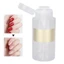 EBINLANDS Press Pump Dispenser Chai, Chai 300ml Tẩy Móng Tay Chai Chất Lỏng, Sữa Rửa Tay Bảo Quản Push Top Container Trống Đẩy Xuống Chai Tẩy Sơn Móng Tay