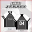 YB1 EXO BAEK HYUN số 04 KPOP jersey dạo phố Vải Cosplay 3D mùa hè Áo thun Anime tay ngắn hàng đầu BY1