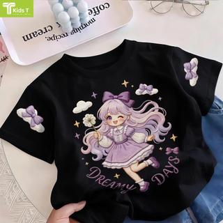 COD✅ (Hồ Chí Minh)Kids T Mall Áo phông tay ngắn In hình hoạt hình Áo Kiểu rộng và ấn tượng Trẻ em thời trang #VN605