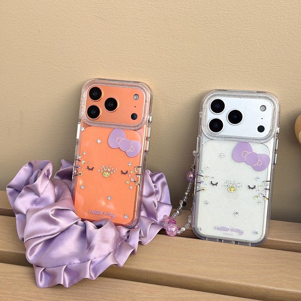 Ốp lưng cứng trong suốt Tương thích với iPhone 13 14 14Pro 14ProMax 15 15Pro 15ProMax 16 16Pro 16ProMax 17 17Pro 17ProMax Ốp họa tiết màu tím