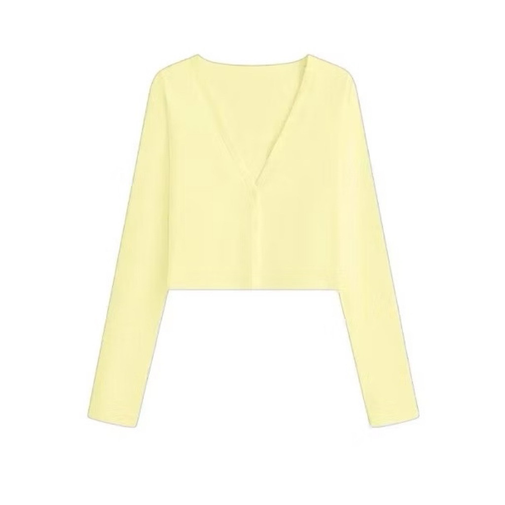 [DEAL MỞ BÁN] Áo Khoác Cardigan Basic Hàn Quốc Dáng Ngắn Ôm Body Thun Cotton Nhiều Màu Nữ Tính - Kenco clothing