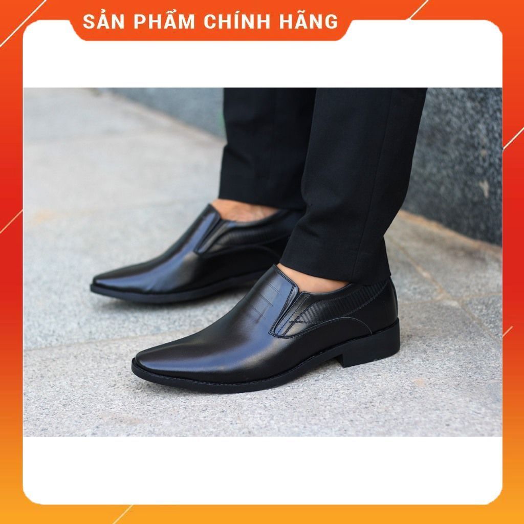 Giày công sở nam da bò tăng cao 6cm SEN 63
