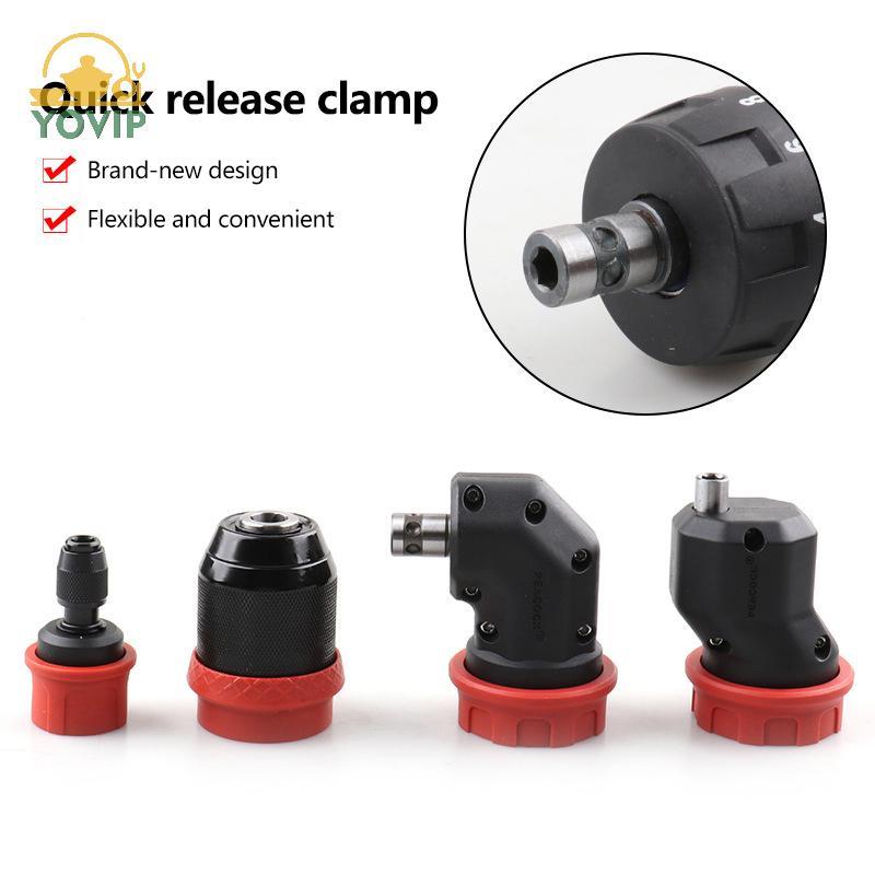 Chuck chuyển đổi máy khoan tháo nhanh YOVIP cho máy khoan lục giác 6,35mm có dây và không dây VN
