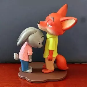 Zootopia Hình Để Bàn Trang Trí PVC Nick Wilde Và Judy Hopps Hình Tượng Cho Văn Phòng Gia Đình Trường Học Căn Hộ sonlekvn