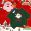 COD (Hồ Chí Minh)DREAMY BABY Áo thun tiệc nhóm Giáng sinh, áo thun đỏ trẻ em, 2026, cổ tròn, áo thun Giáng sinh, M157