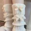 Nơ Chân Tất JKDESIGN - Dệt Kim Co Giãncao, Phong Cách Gothic Kawaii Ngọt Ngào cho Mùa Thu Đông