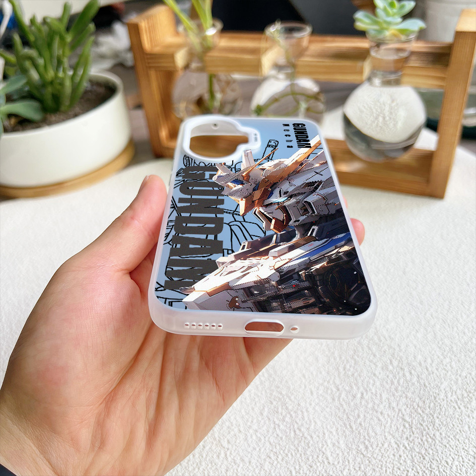 Ốp Điện Thoại Gundam Mobile the Suit Micro Matte Cho Redmi Turbo 4 Pro Note 15 Pro / 14 / 13 Mi 17 Pro Max Xiaomi 15T 14T 15 Ultra K90 Pro Max Note 14 / 13 Vỏ Redmi Chống Sốc