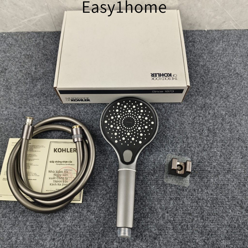 【KOHLER】Thương hiệu mới trong hộp gốc, tăng áp lực mà không gây rát, chế độ nước tăng áp ba chức năng, đầu vòi sen cầm t