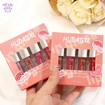 4IN1 Matte Lip Tint Set - Son bóng dưỡng ẩm lâu trôi dạng lỏng hình xăm đậm