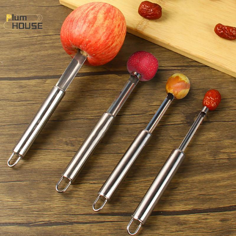 PlumHOUSE Thép không gỉ Trái cây Corer Loại bỏ hạt Dụng cụ rau củ tại nhà cho ngày đỏ Lê Táo gai Tiện ích mát mẻ Phụ kiện nhà bếp VN