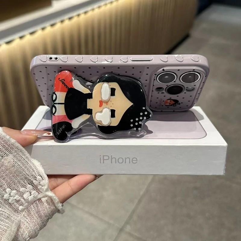 Ốp lưng iPhone keo mềm dễ thương thích hợp cho iPhone- iP 7/8/X/XS/XR/11/12/13/14/15/16/17/Plus/Air/Pro/Max