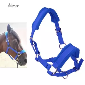 Dây buộc da ngựa DELMER, Làm dày dây ngựa có thể điều chỉnh, Bánh răng cưỡi ngựa Bảo vệ bền bỉ Ngựa mềm Tuần lộc chống ma sát