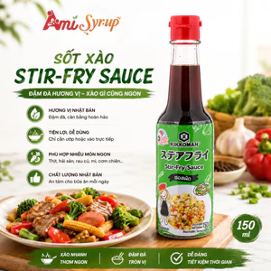 Sốt Xào Kikkoman Stir-Fry Sauce 150ml Gia Vị Nấu Ăn Chuẩn Vị Nhật