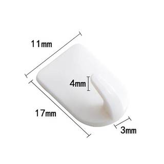 JINHF 10 Chiếc Mini Móc Nhỏ Đa Năng Dính Mạnh Mẽ Móc Treo Đồ Trang Trí Nelace Móc Nhỏ Sản Phẩm Gia Đình HOT