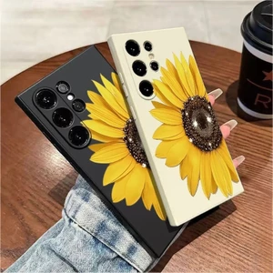 Ốp điện thoại hướng dương cá tính thời trang cho Realme 9i 6i 5i 5 5s GT Neo 5 3 2 3T Master Edition Q3 Pro CarnivalShockproof Soft TPU Phone Back Cover