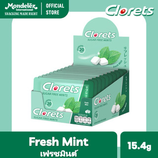 [VỊ BẠC HÀ/ DƯA HẤU] Kẹo Ngậm Thơm Miệng Không Đường Clorets Watermelon Mint Candy 16,8 g