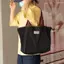 Jfory Nhẹ Oxford Vải Tote Túi Dây Rút Đóng Cửa Dung Tích Lớn Ví Nữ Kinh Doanh Du Lịch Công Sở