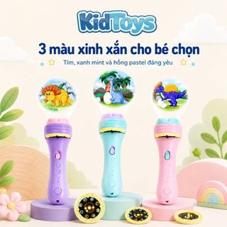 Đồ Chơi Đèn Pin Chiếu Hình KidToys 80 Hình - Hình Ảnh Sinh Động Cho Bé Khám Phá