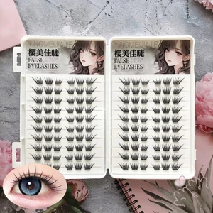 Bông tuyết Lông mi giả cá nhân Tự nhiên Airy Look C Curl Chiều dài hỗn hợp