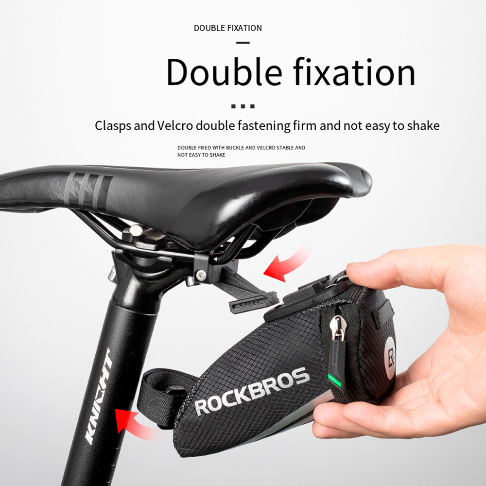 ROCKBROS túi yên xe đạp phản quang, nylon, MTB/đường bộ, panniers, phụ kiện