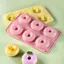 Luckyew 1 6 Bánh Donut Bánh Khuôn Silicon DIY Nhà Bếp Nướng Khuôn Nướng Bánh Khay Bánh Donut Làm Kẹo Khuôn Trang Trí Bánh Phụ Kiện TQ