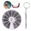 JCSYFAC 600 Chiếc Vít Nhỏ Đai Ốc + Tua Vít Đồng Hồ Kính Mắt Kính Dụng Cụ Sửa Chữa Mới Mới
