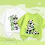 Áo thun ngắn tay bé trai Mùa hè 2025 Bé trai Cotton nguyên chất hàng đầu mùa hè Quần áo trẻ em Phi hành gia Quần áo mùa hè WNDC