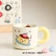 Cốc sứ uống nước cao cấp quai to 400ml hình thú siêu cute MUNSTORE COCQDAY58