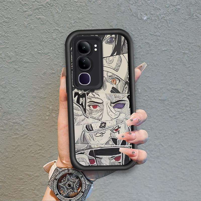 Vỏ Cho VIVO Y19S Pro Y29 4G Vỏ Điện Thoại Mềm Silicon Hoạt Hình TPU Sasuke Obito Nohara Rin Mắt Thiên Thần Chống Sốc Ốp Lưng