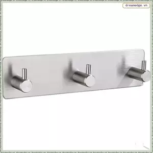 Móc tự dính bằng thép không gỉ Móc treo tường Áo choàng Khăn trà Quần áo Móc treo áo