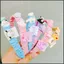 SQ Sanrio Hello Kitty Cinnamoroll Kuromi tóc vòng Scrunchies hoạt hình Giai điệu Tóc cô gái mũ đội đầu nhỏ dễ thương