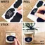 GETVOW 120 Cái / Cuộn Miếng Dán Bảng Đen, 5 Kiểu Nhãn PVC, Nhãn Phấn Có Thể Tháo Rời Chống Thấm Nước Đơn Giản Gia Đình & Nhà Bếp