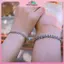 MYPANDA 2 Chiếc Punk Màu Bạc Dây Xích Cặp Đôi Vòng Tay Dành Cho Nữ Thép Không Gỉ Nam Châm Lãng Mạn Nam Châm Cặp Đôi Đồ Trang Sức Thời Trang Pulsera.
