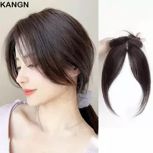 KANGN Tóc Nổ Phần Mở Rộng, Vô Hình Giả Nổ, Thời Trang Giữa Phần Siêu Nhẹ Tự Nhiên Bên Viền Kẹp Nữ