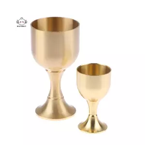 Maybest Đồng Thau Cốc Chalice Cotail Ly Cốc Nước Giải Khát Bằng Đồng Cốc Cốc Đồng Cốc Kim Loại Rượu Cốc Cho Phụ Kiện Gia Đình Tiệc {VN}