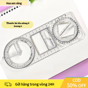 Thước Vẽ Hình Học Chuyên Dụng - Vẽ Tròn, Vuông, Tam Giác, Lý Tưởng Cho Học Sinh, Sinh Viên