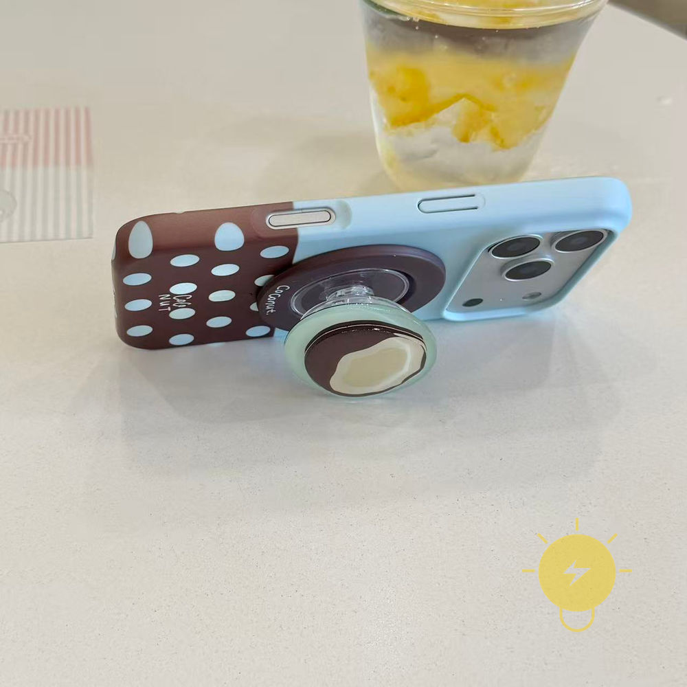 Phone Case For iPhone 17 Pro Max 16 15 PC Polka Dot Coconut Hard Polka Dot Aesthetic Korean Cute