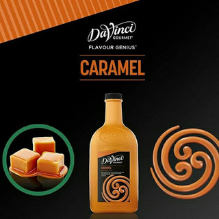 Sốt Vị Caramel DaVinci Chai 2L, Xốt Chuyên Dùng Pha Chế Đồ Uống Cao Cấp Và Làm Bánh