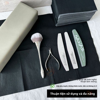 Khăn trải bàn làm móng không thấm nước dùng một lần, chống bụi, dùng cho xác minh móng/hình xăm, thảm trải bàn [L006]