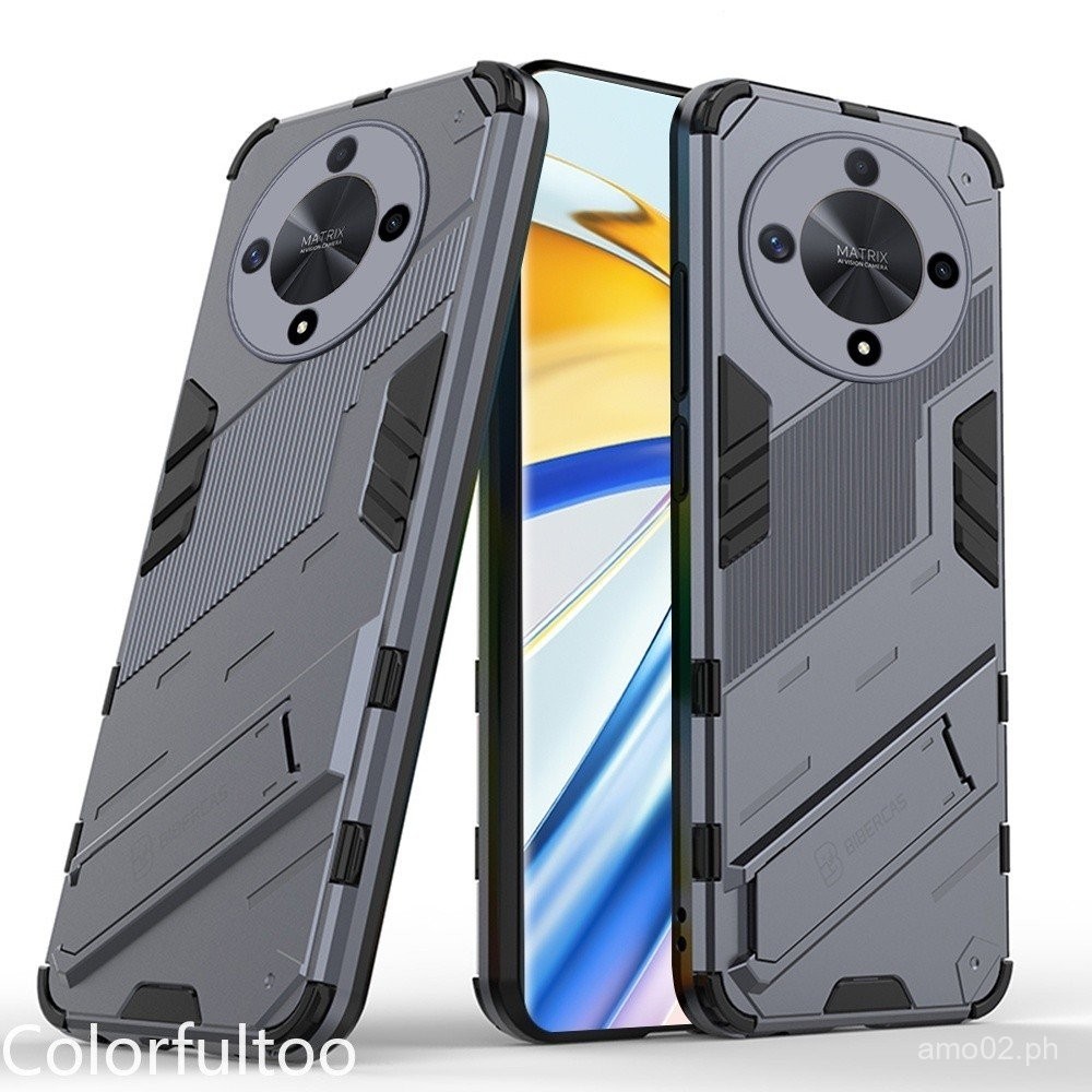 Ốp Lưng Thời Trang Cho Honor X9b 5G Vỏ Giáp Chống Sốc Cho Honor X9C X 9C X9B X9A X 9a X 9b HonorX9a HonorX9b 5G 2023 Điện Thoại Chống Rơi Bảo Vệ Cứng Mặt Sau Giá Đỡ Stent Case