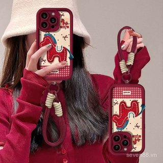 Ốp Điện Thoại Thích Hợp Cho iPhone 7 8 X XS XR XSMAX 11 12 13 14 15 16 17 Pro max Plus Air Bow Pony Ladder Chain Vỏ Bảo Vệ Chống Sốc Bao Gồm Tất Cả SFPI