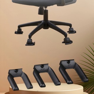 Nút chặn bánh xe ghế văn phòng DWELLCO, Chân đồ nội thất chống mài mòn bằng cao su Tấm lót chống trượt, Ghế chống rung bền bỉ Bàn chân lăn